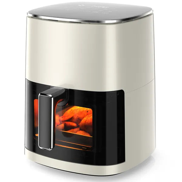 6 Quart Square Air Fryer with Window - 12-in-1 Functions