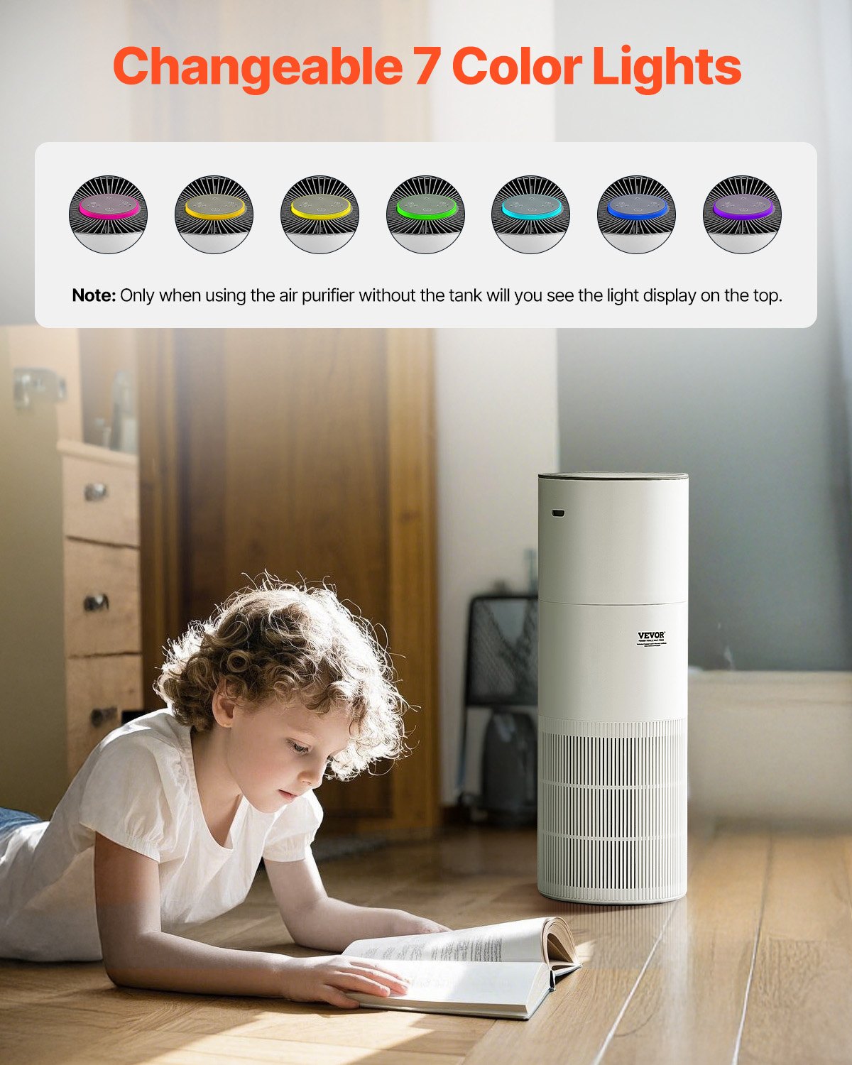 Air Purifier with True HEPA 11 Filter for Large Rooms