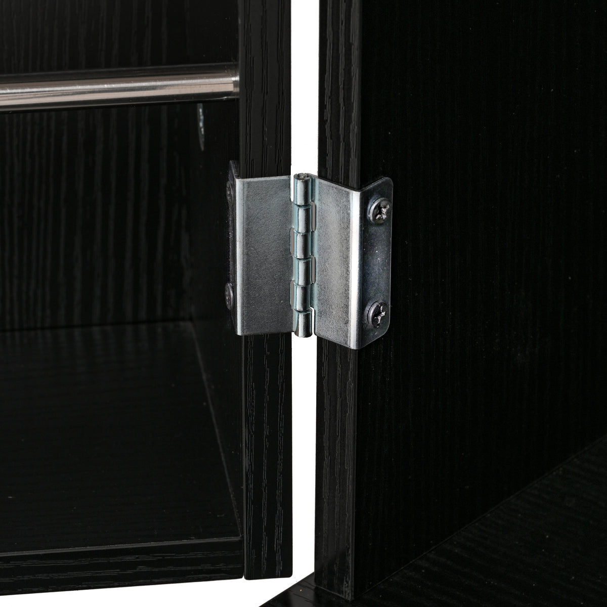 72" Modern Fluted Kitchen Pantry Cabinet With 2 Large Drawers &