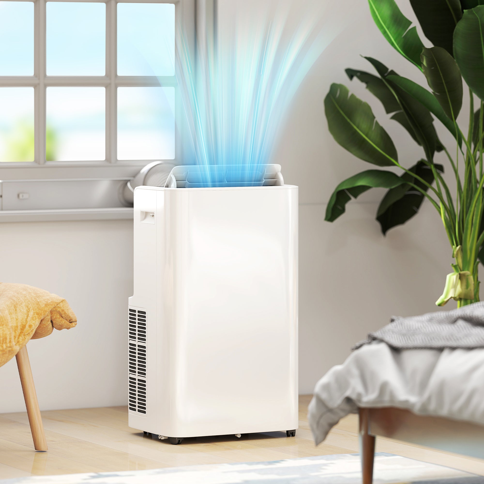 12000 BTU Portable Air Conditioner with Remote & Timer