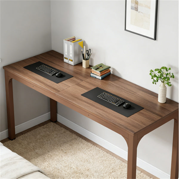 Computer Desk with Storage Shelves