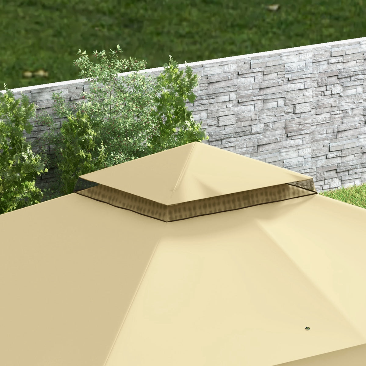 10 X 12 Double Roof Patio Gazebo Canopy