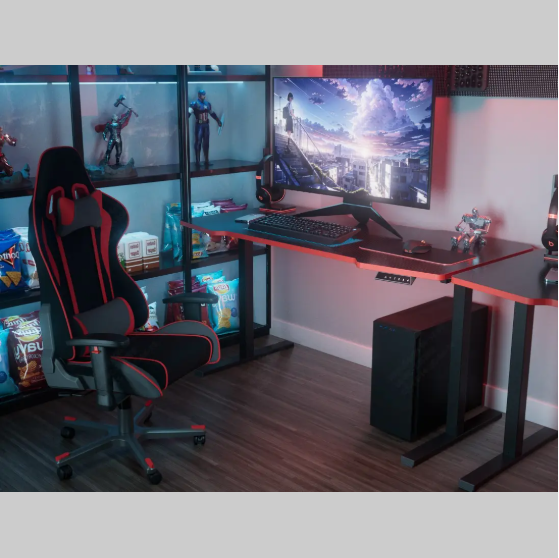Electric Standing Desk Adjustable Height Home Office Workstation