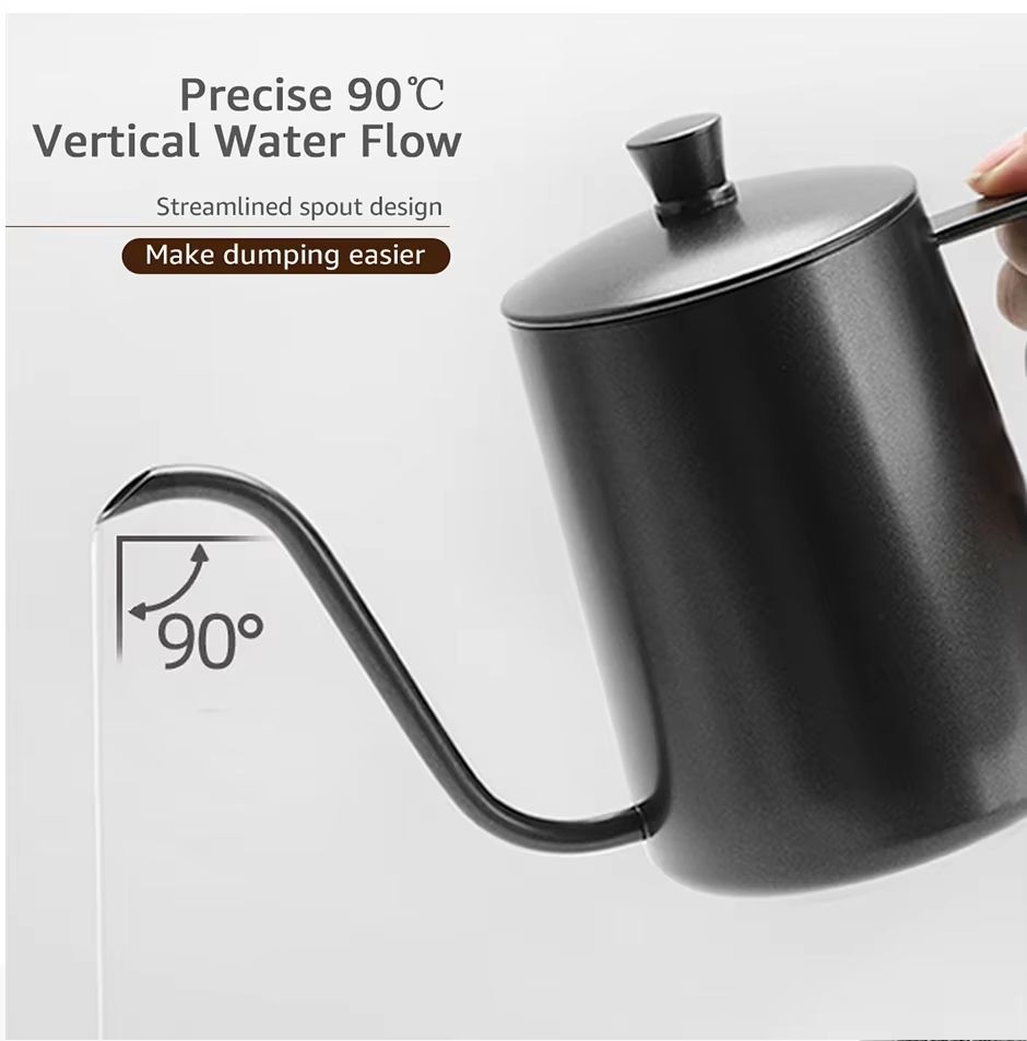 Stainless Steel Gooseneck Pour Over Coffee Kettle